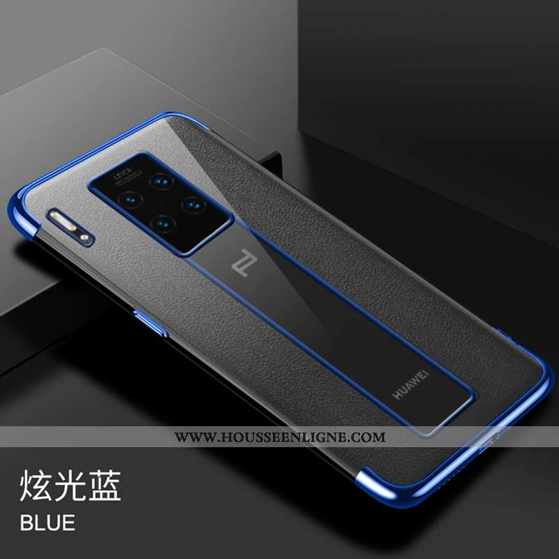 Étui Huawei Mate 30 Rs Protection Transparent Incassable Légère Coque Téléphone Portable Rouge