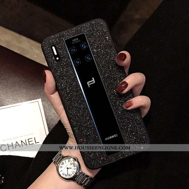Étui Huawei Mate 30 Rs Ultra Tendance Coque Noir Net Rouge Tout Compris