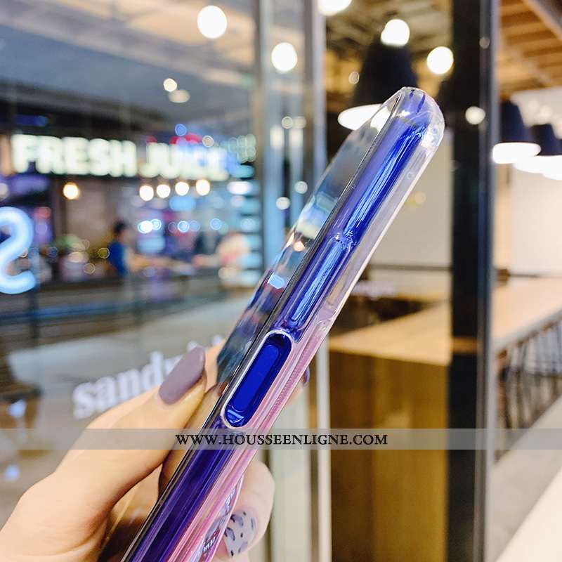 Étui Huawei Nova 5t Fluide Doux Mode Jeunesse Violet Téléphone Portable Rose Net Rouge