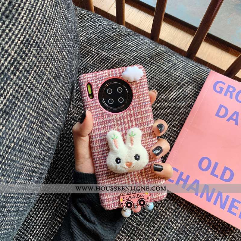 Étui Huawei Nova 5t Légère Dessin Animé Téléphone Portable Tendance Petit Rose Charmant