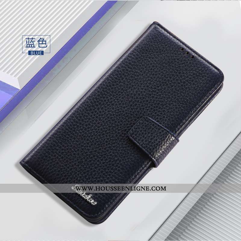 Étui Huawei Nova 5t Protection Cuir Véritable Tout Compris Housse Carte Coque Rouge