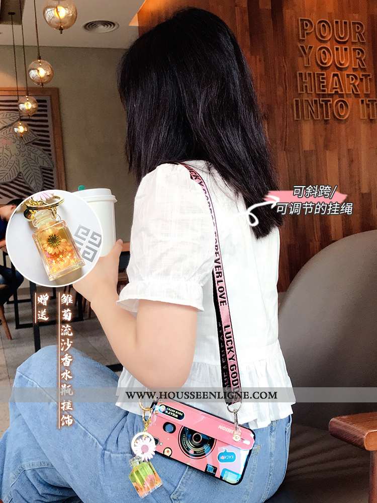 Étui Huawei P Smart 2020 Ornements Suspendus Personnalité Coque Tendance Protection Créatif Net Roug