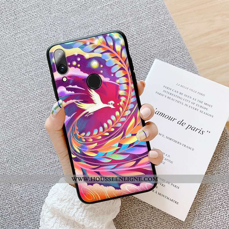Étui Huawei P Smart 2020 Personnalité Créatif Protection Coque Fluide Doux Dimensionnel Silicone Ble