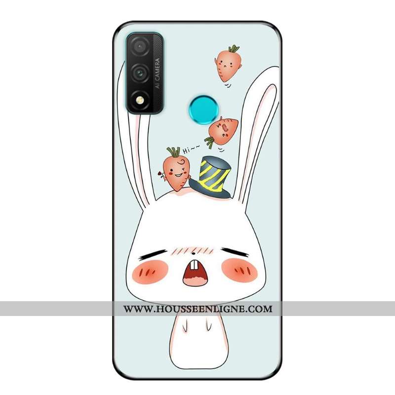 Étui Huawei P Smart 2020 Protection Délavé En Daim Fluide Doux Vent Dessin Animé Téléphone Portable 