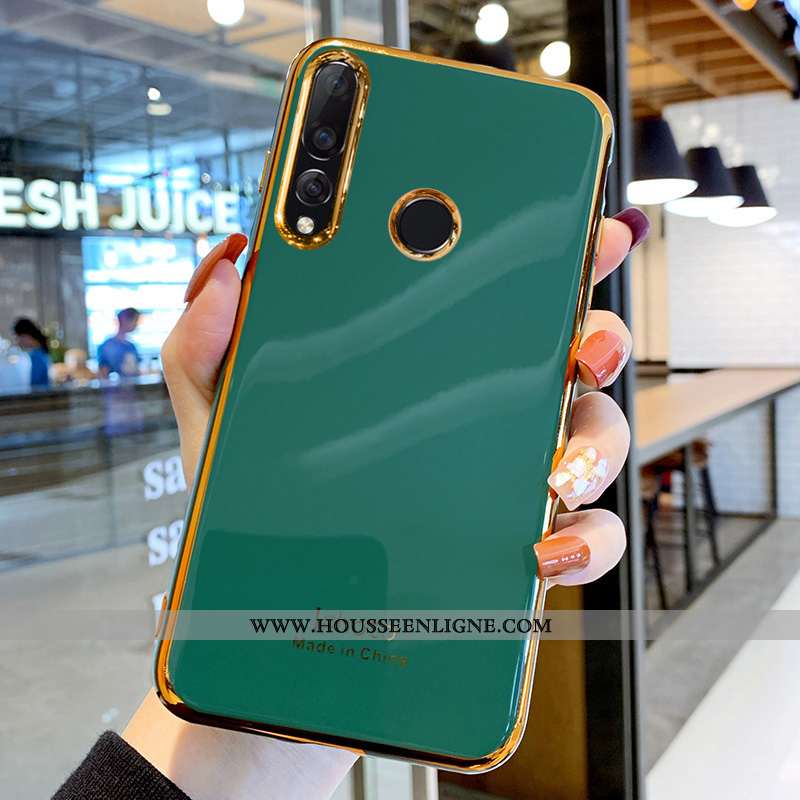 Étui Huawei P Smart+ 2020 Protection Personnalité Tendance Net Rouge Vert Silicone Coque Turquoise