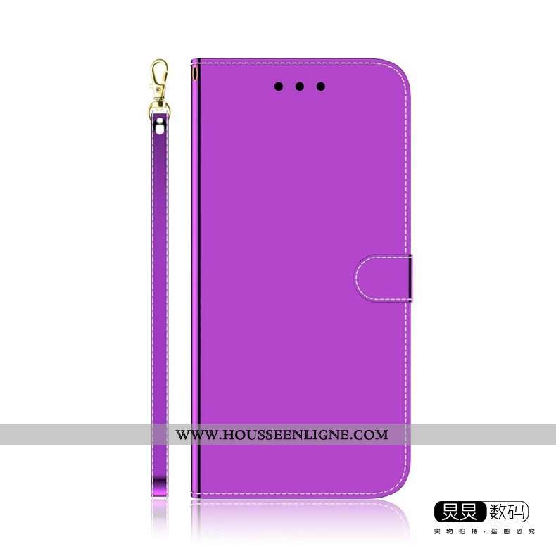 Étui Huawei P Smart 2020 Protection Tendance Cuir Coque Gris Téléphone Portable
