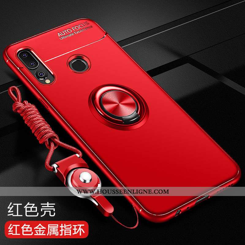 Étui Huawei P Smart+ 2020 Silicone Protection Incassable Tendance Fluide Doux Délavé En Daim Noir