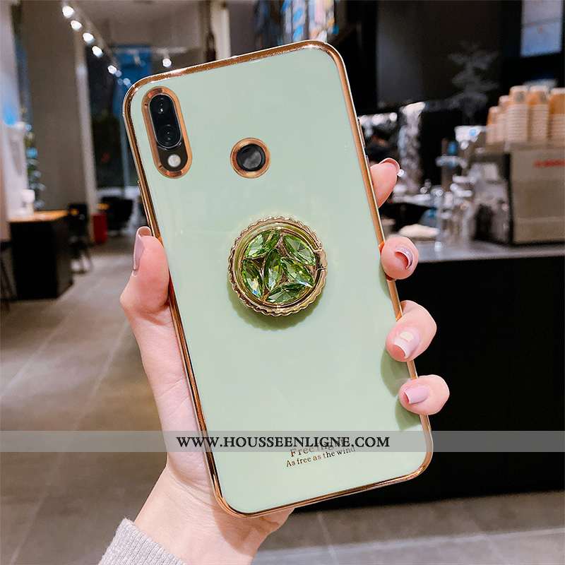 Étui Huawei P Smart 2020 Tendance Fluide Doux Protection Tout Compris Gris Silicone Luxe Verte