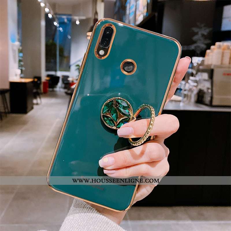 Étui Huawei P Smart 2020 Tendance Fluide Doux Protection Tout Compris Gris Silicone Luxe Verte