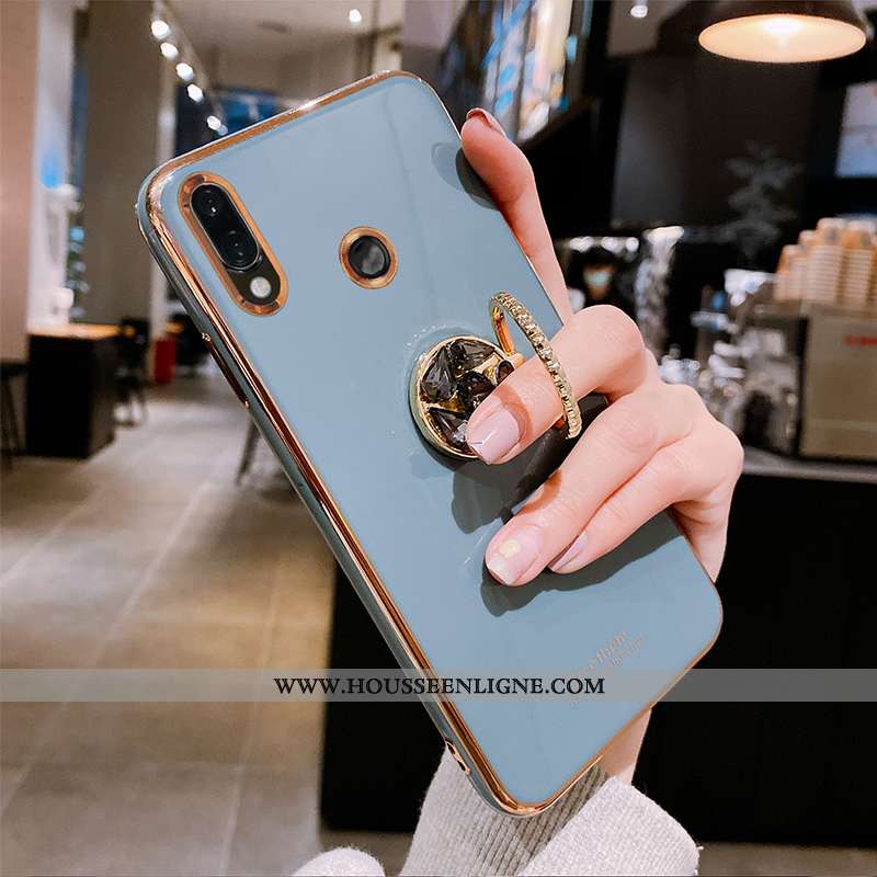 Étui Huawei P Smart 2020 Tendance Fluide Doux Protection Tout Compris Gris Silicone Luxe Verte
