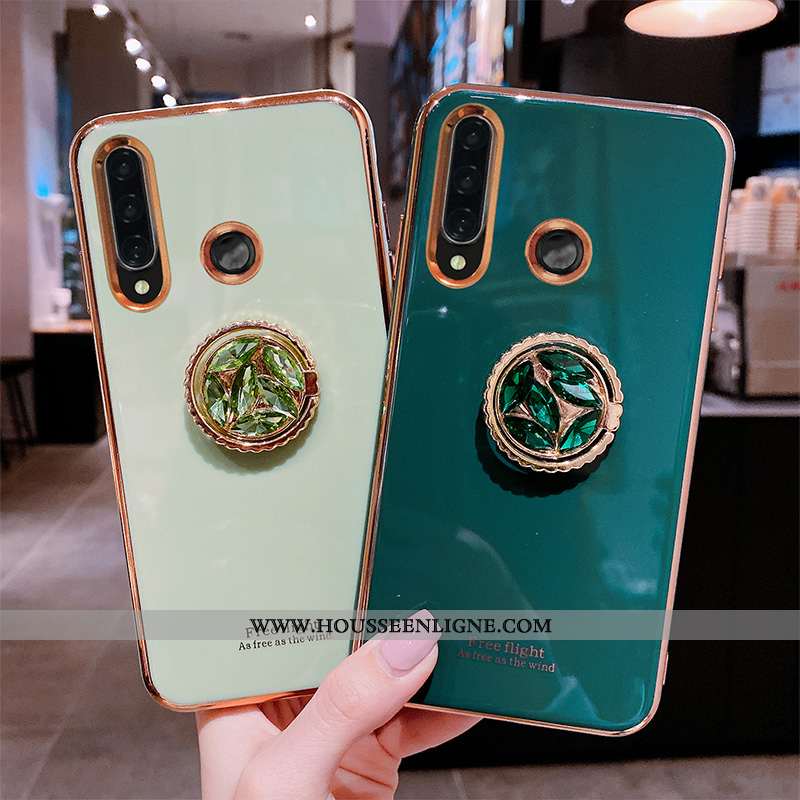 Étui Huawei P Smart 2020 Tendance Fluide Doux Protection Tout Compris Gris Silicone Luxe Verte