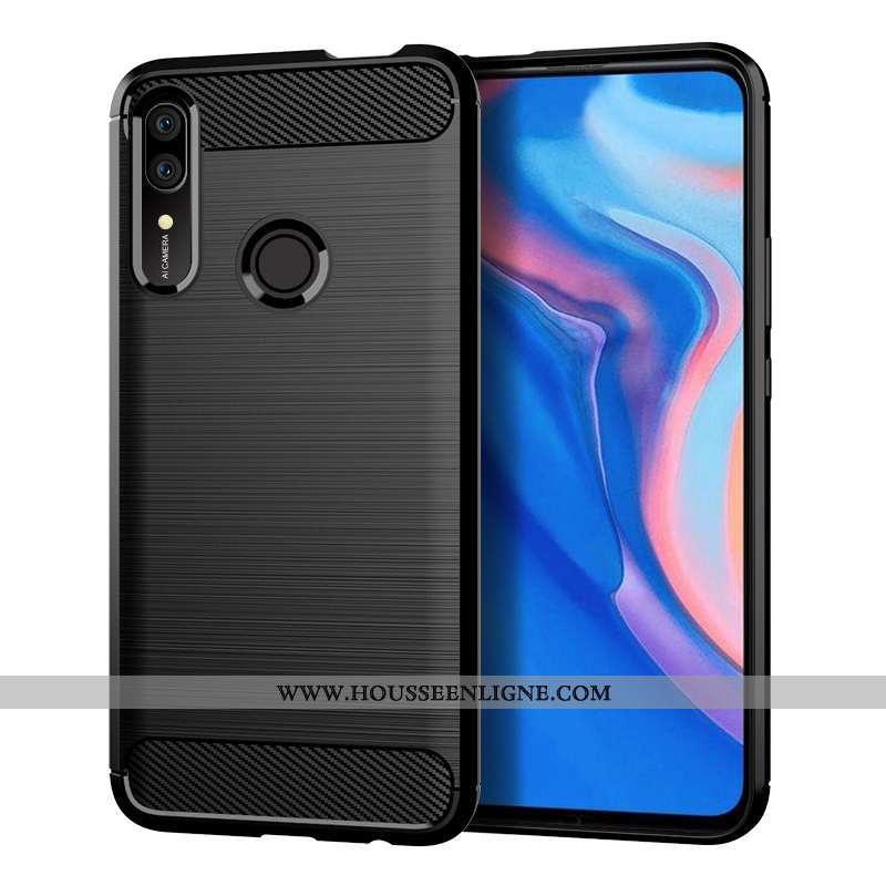 Étui Huawei P Smart Z Silicone Noir Coque Incassable Téléphone Portable