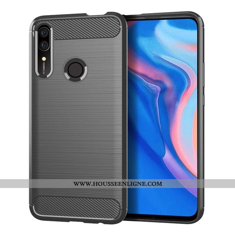 Étui Huawei P Smart Z Silicone Noir Coque Incassable Téléphone Portable