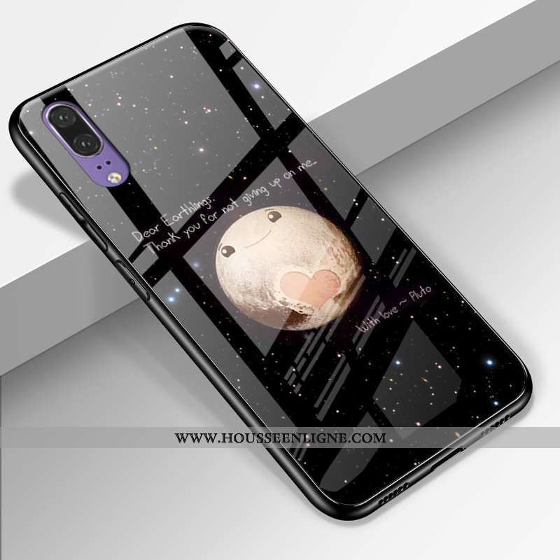 Étui Huawei P20 Dessin Animé Cuir Véritable Protection Incassable Téléphone Portable Mode Coque Colo