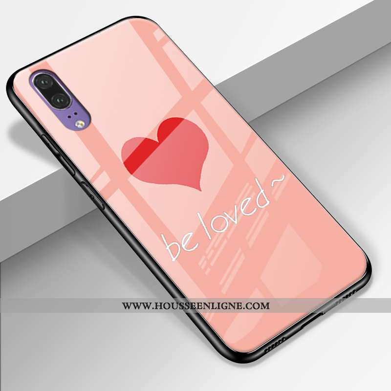 Étui Huawei P20 Dessin Animé Cuir Véritable Protection Incassable Téléphone Portable Mode Coque Colo
