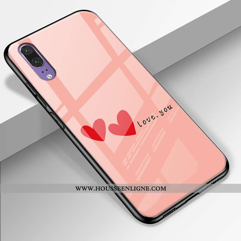 Étui Huawei P20 Dessin Animé Cuir Véritable Protection Incassable Téléphone Portable Mode Coque Colo