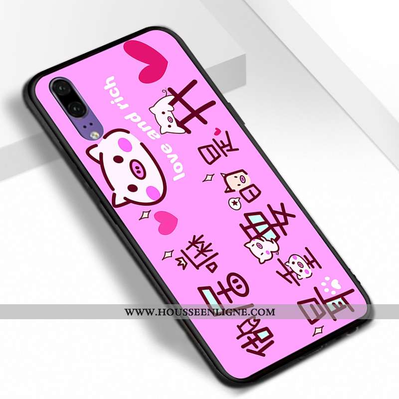 Étui Huawei P20 Délavé En Daim Personnalité Fluide Doux Incassable Tout Compris Téléphone Portable B