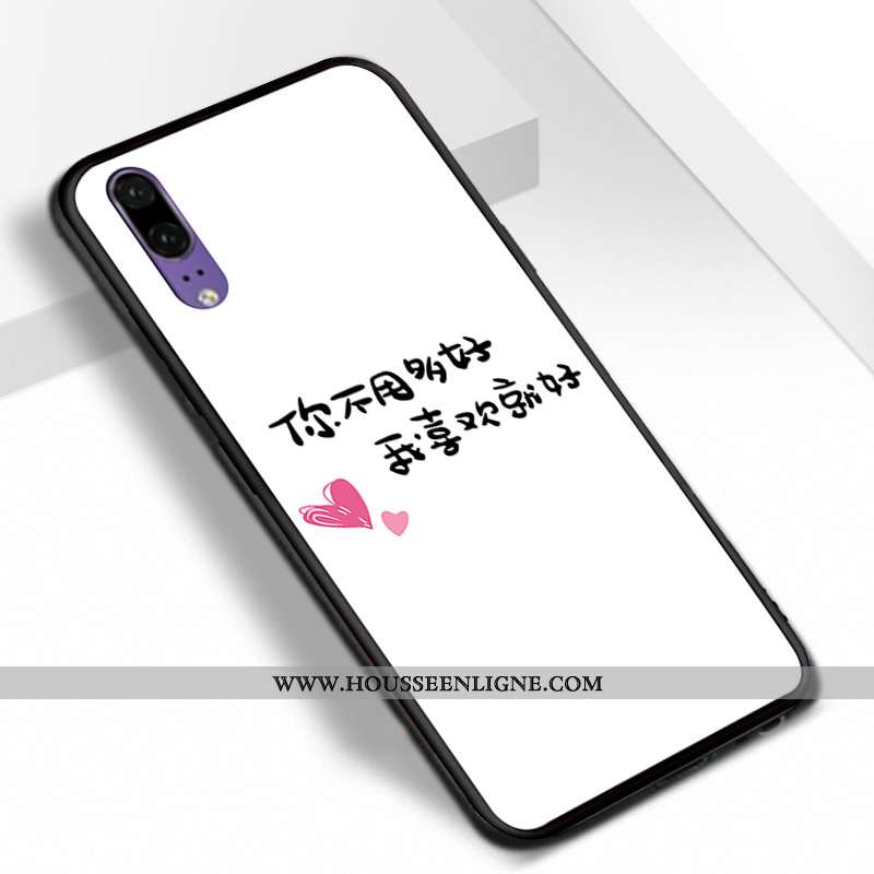 Étui Huawei P20 Délavé En Daim Personnalité Fluide Doux Incassable Tout Compris Téléphone Portable B