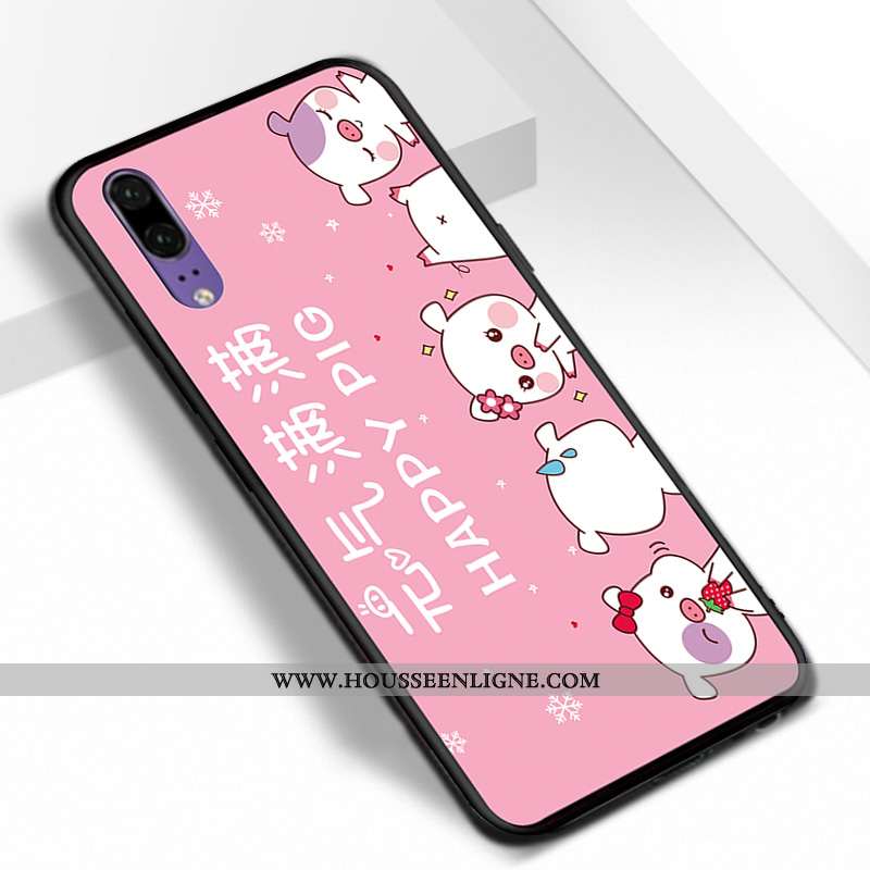 Étui Huawei P20 Délavé En Daim Personnalité Fluide Doux Incassable Tout Compris Téléphone Portable B