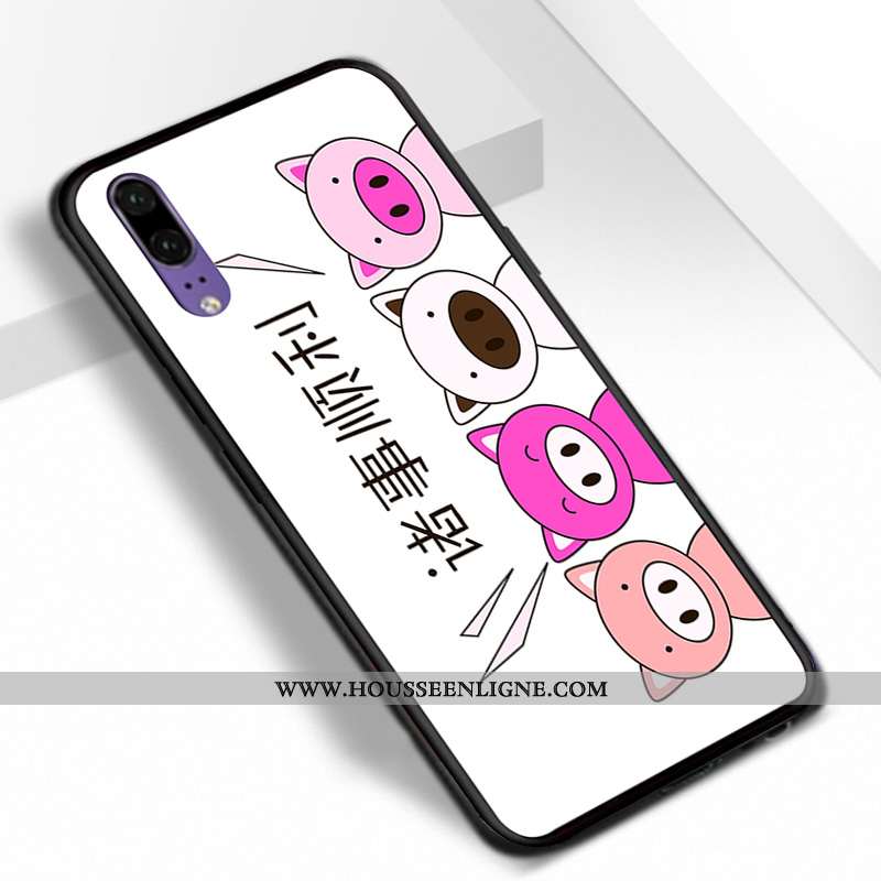 Étui Huawei P20 Délavé En Daim Personnalité Fluide Doux Incassable Tout Compris Téléphone Portable B