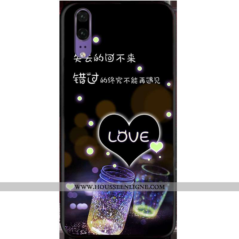 Étui Huawei P20 Délavé En Daim Personnalité Fluide Doux Incassable Tout Compris Téléphone Portable B
