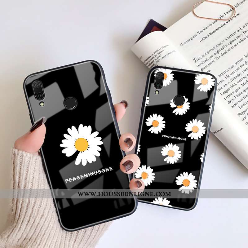 Étui Huawei P20 Lite Dessin Animé Charmant Dragon Noir Personnalité Téléphone Portable