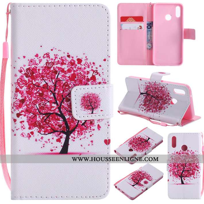 Étui Huawei P20 Lite Protection Cuir Clamshell Téléphone Portable Fluide Doux Silicone Verte