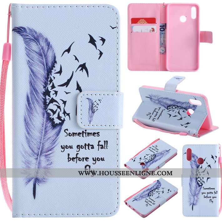 Étui Huawei P20 Lite Protection Cuir Clamshell Téléphone Portable Fluide Doux Silicone Verte