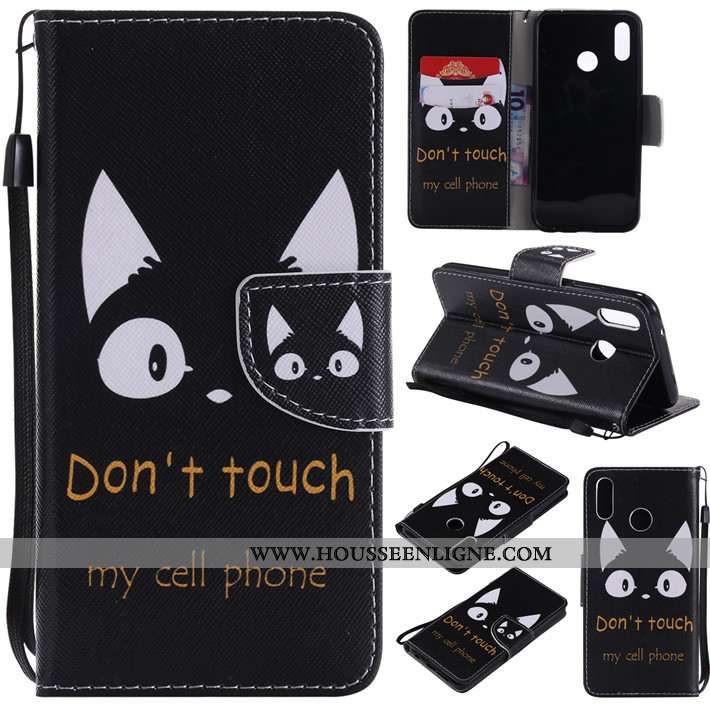 Étui Huawei P20 Lite Protection Cuir Clamshell Téléphone Portable Fluide Doux Silicone Verte