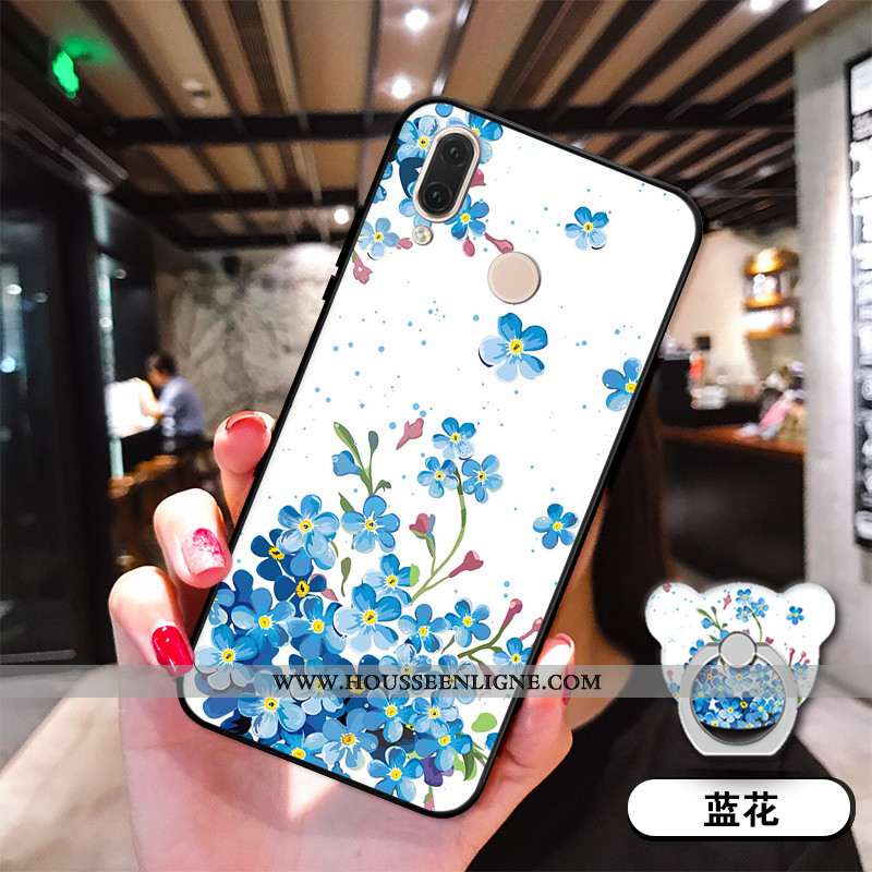 Étui Huawei P20 Lite Silicone Bleu Coque Téléphone Portable Incassable Jeunesse