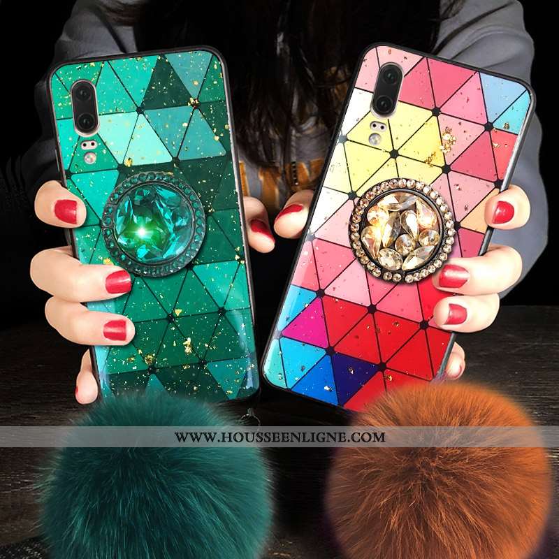 Étui Huawei P20 Personnalité Créatif Nouveau Incassable Tendance Téléphone Portable Verte