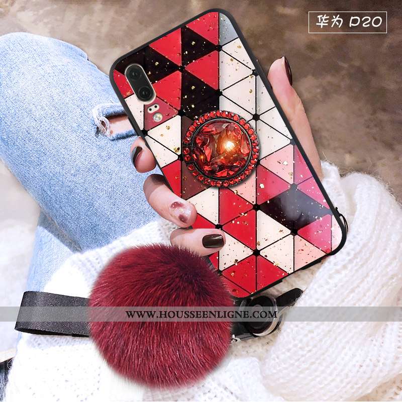 Étui Huawei P20 Personnalité Créatif Nouveau Incassable Tendance Téléphone Portable Verte