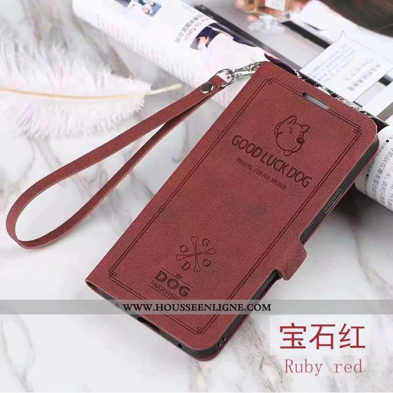 Étui Huawei P20 Portefeuille Cuir Incassable Carte Coque Housse Téléphone Portable Marron