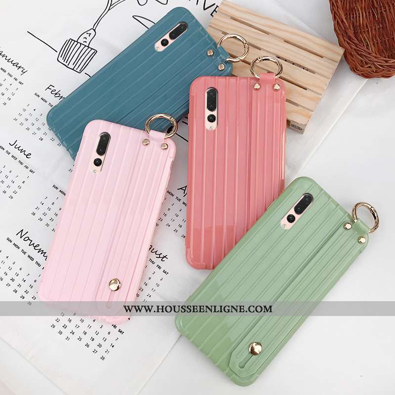 Étui Huawei P20 Pro Créatif Tendance Tout Compris Amoureux Vert Silicone Téléphone Portable Verte