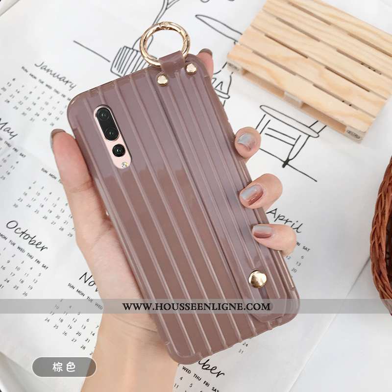 Étui Huawei P20 Pro Créatif Tendance Tout Compris Amoureux Vert Silicone Téléphone Portable Verte