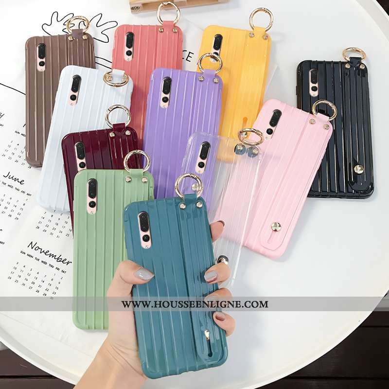 Étui Huawei P20 Pro Créatif Tendance Tout Compris Amoureux Vert Silicone Téléphone Portable Verte