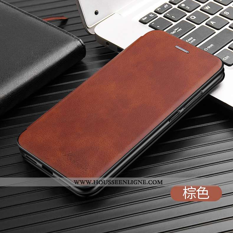 Étui Huawei P20 Pro Cuir Protection Simple Rose Magnétisme Tendance Incassable