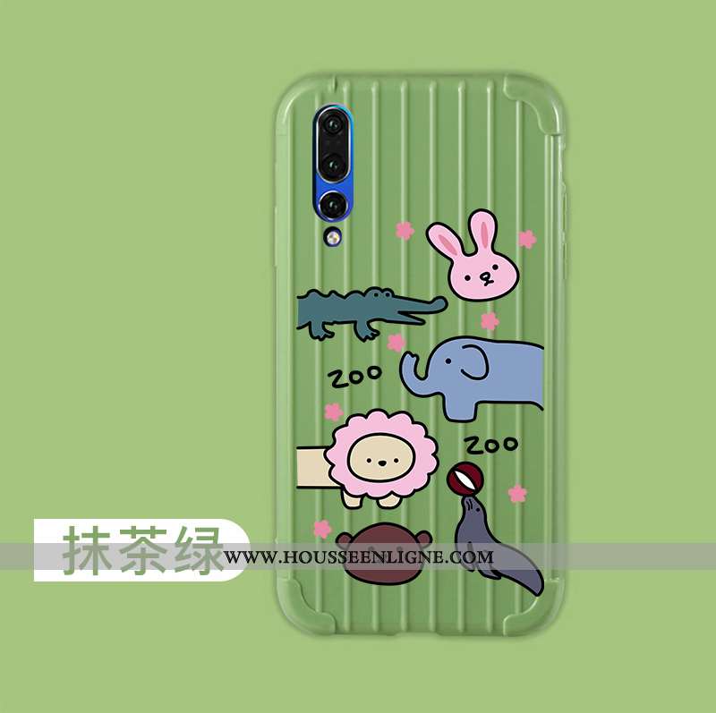 Étui Huawei P20 Pro Dessin Animé Silicone Mode Protection Créatif Incassable Verte