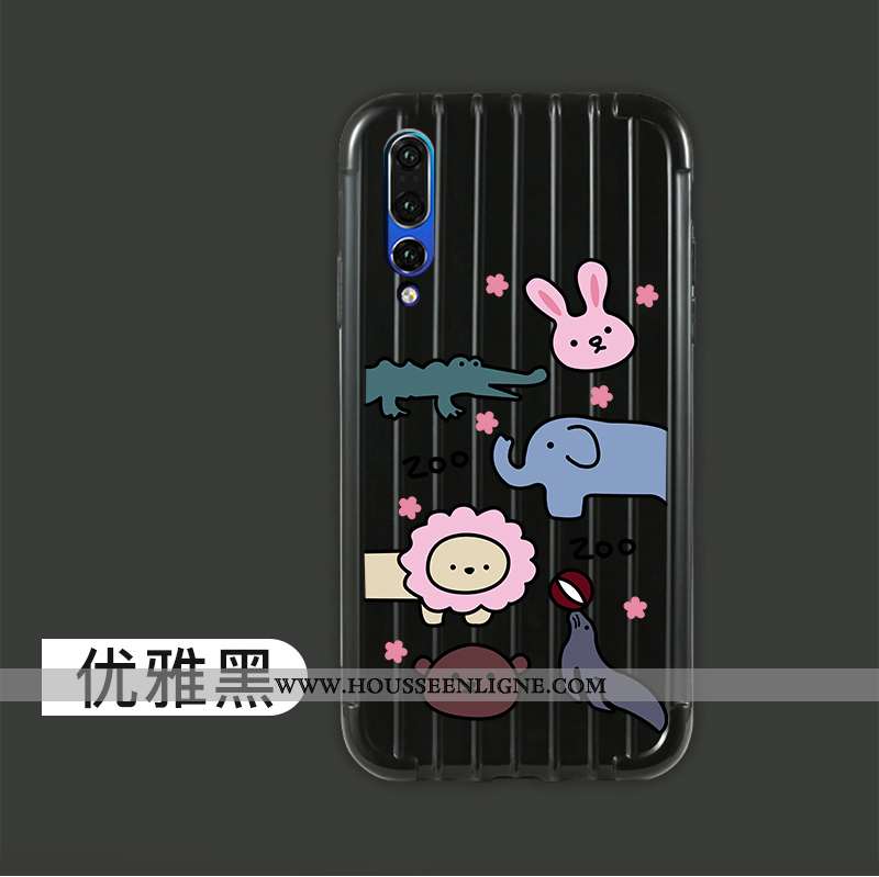 Étui Huawei P20 Pro Dessin Animé Silicone Mode Protection Créatif Incassable Verte