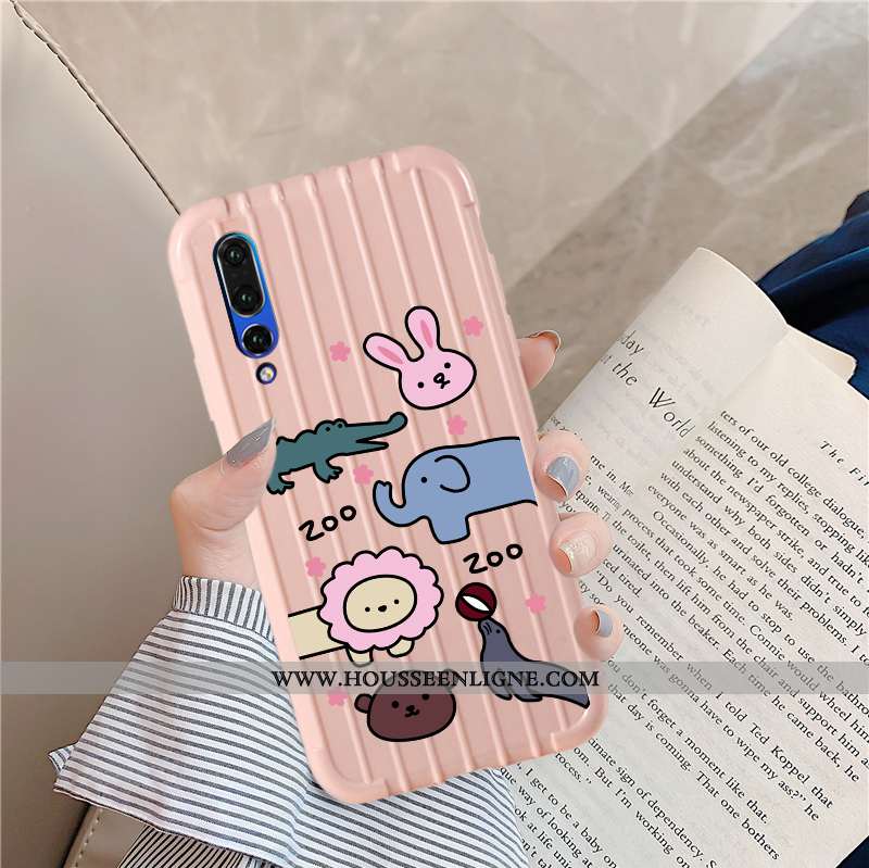 Étui Huawei P20 Pro Dessin Animé Silicone Mode Protection Créatif Incassable Verte