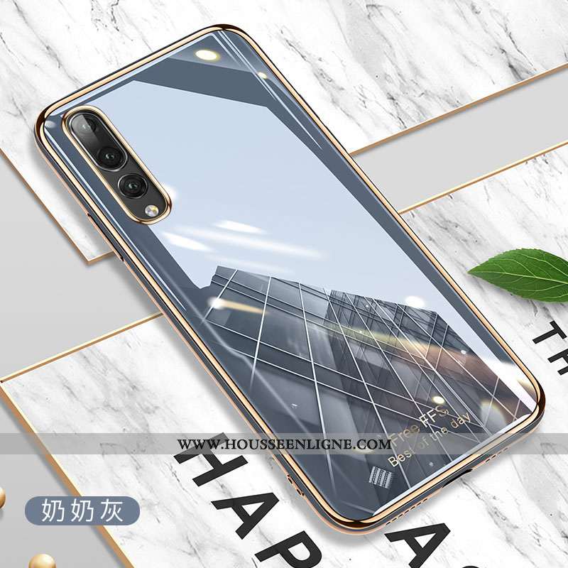 Étui Huawei P20 Pro Fluide Doux Silicone Tout Compris Vert Net Rouge Charmant Incassable Verte