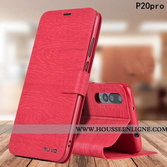 Étui Huawei P20 Pro Protection Cuir Tout Compris Fluide Doux Téléphone Portable Coque Marron