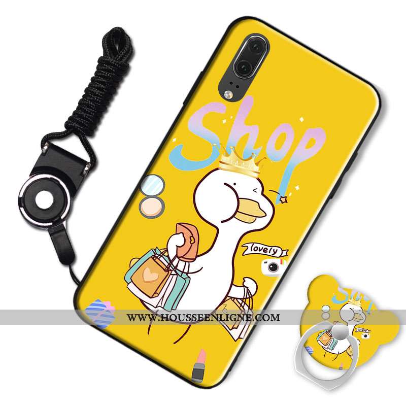 Étui Huawei P20 Protection Tendance Mode Téléphone Portable Rose Coque