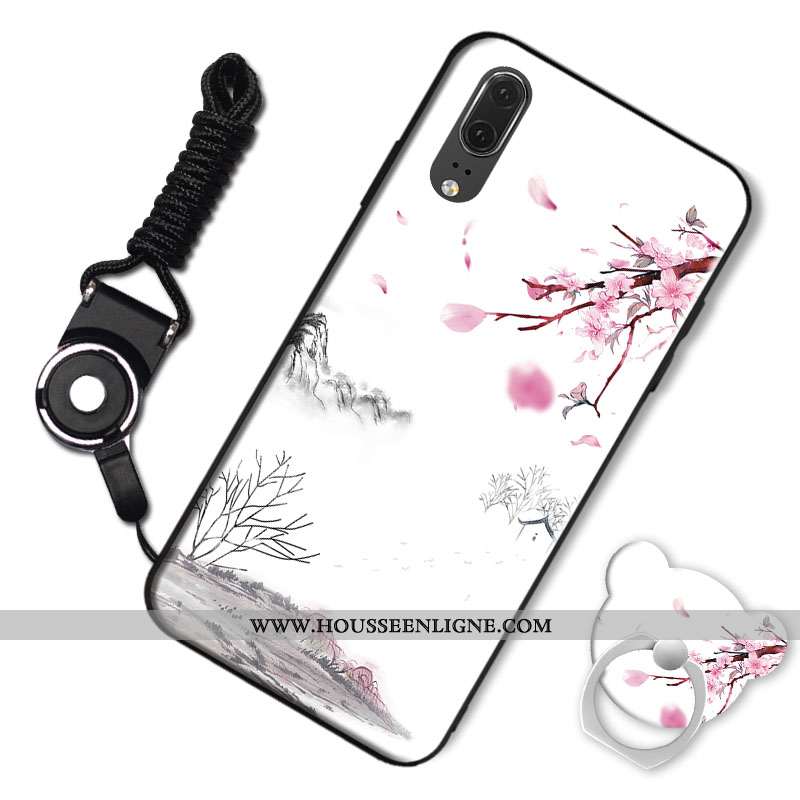 Étui Huawei P20 Protection Tendance Mode Téléphone Portable Rose Coque