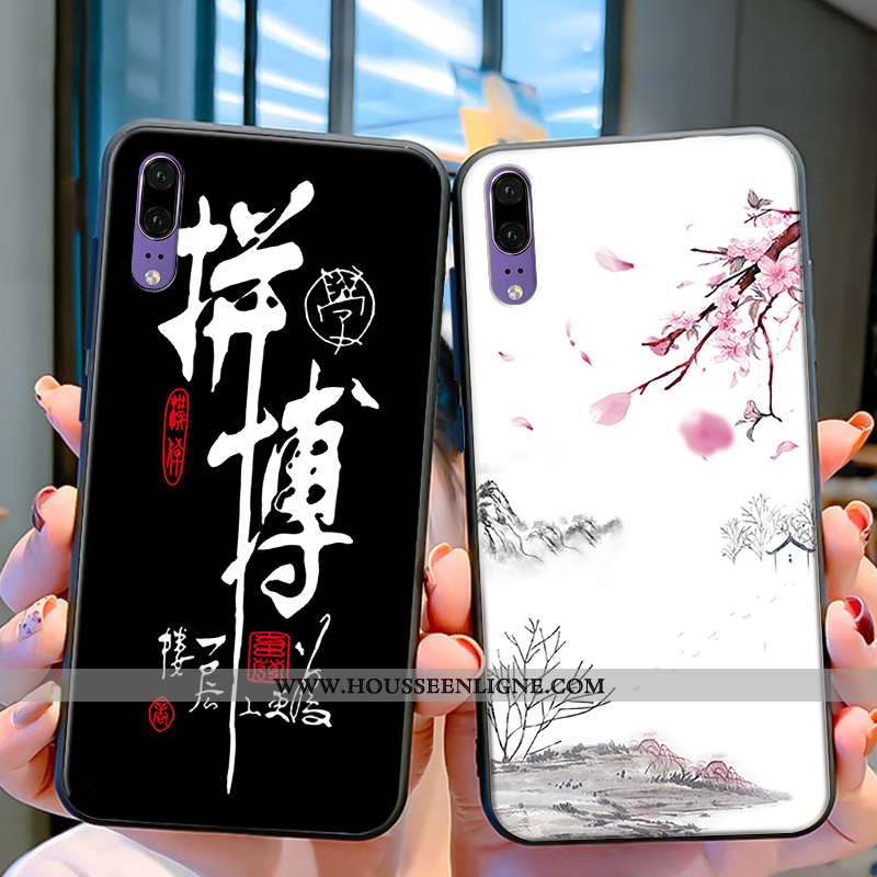 Étui Huawei P20 Protection Tendance Mode Téléphone Portable Rose Coque