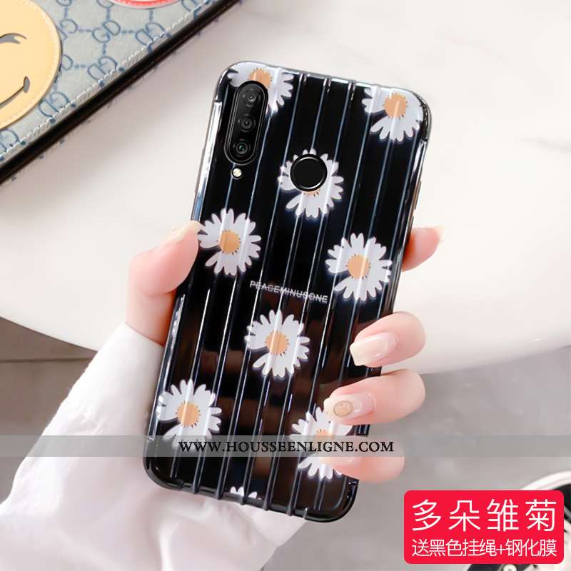 Étui Huawei P30 Lite Créatif Tendance Tout Compris Amoureux Téléphone Portable Personnalité Noir