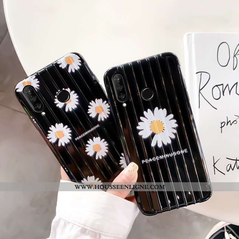 Étui Huawei P30 Lite Créatif Tendance Tout Compris Amoureux Téléphone Portable Personnalité Noir