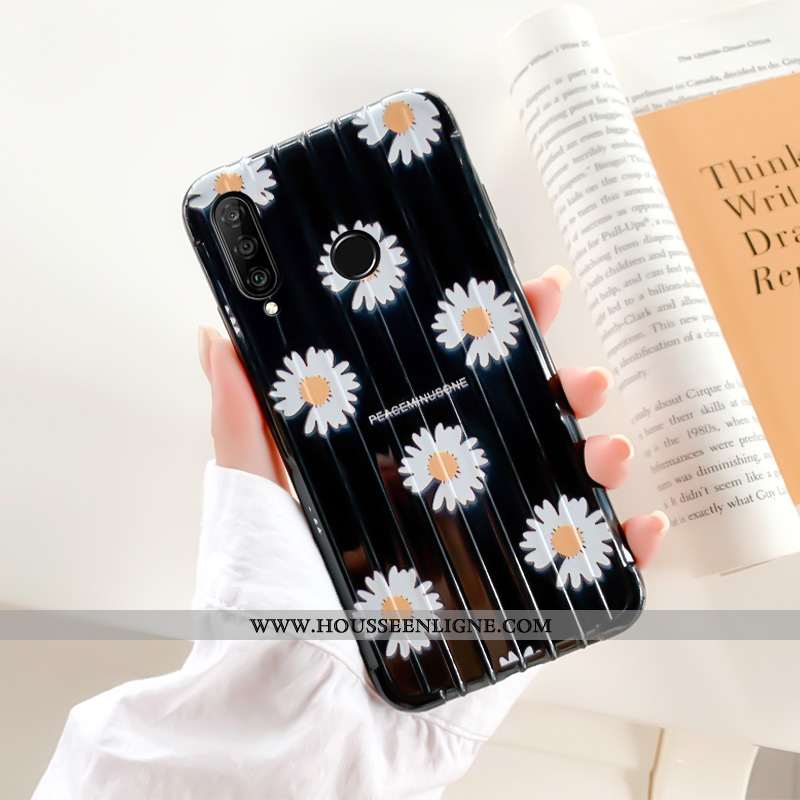 Étui Huawei P30 Lite Créatif Tendance Tout Compris Amoureux Téléphone Portable Personnalité Noir