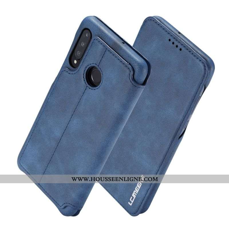 Étui Huawei P30 Lite Cuir Protection Tempérer Clamshell Jeunesse Ornements Suspendus Kaki Khaki