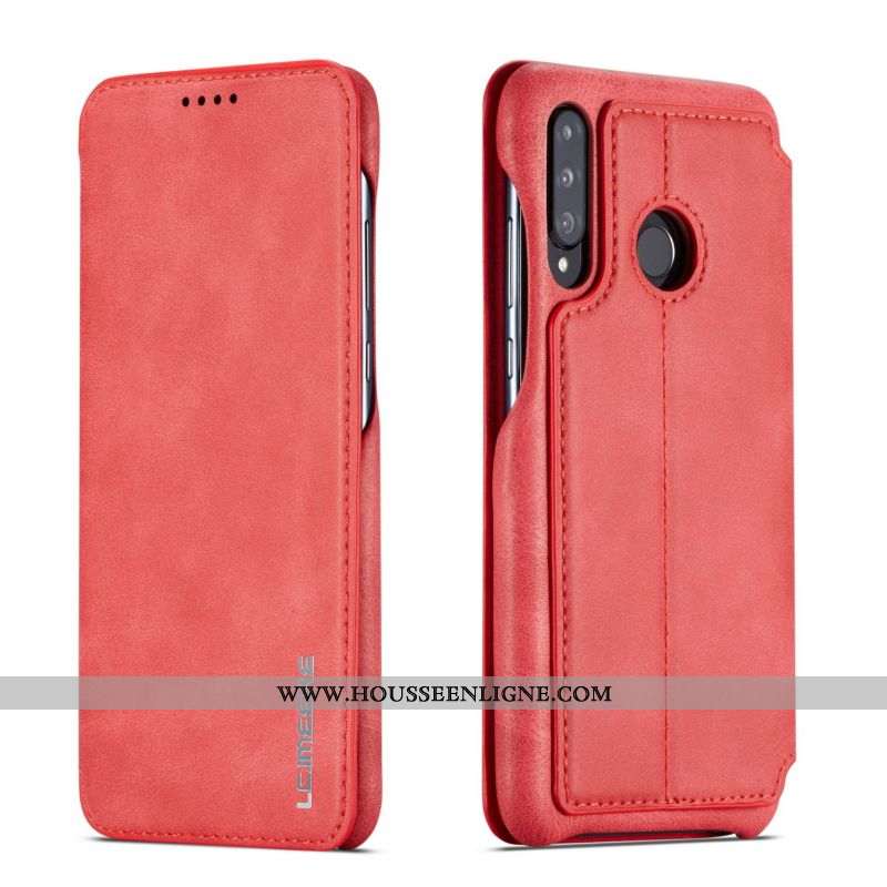 Étui Huawei P30 Lite Cuir Protection Tempérer Clamshell Jeunesse Ornements Suspendus Kaki Khaki